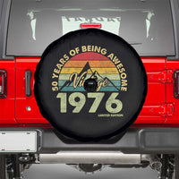 50th Birthday Spare Tire Cover Vintage 1976 Limited Edition 50 Year Old Gift