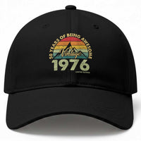 50th Birthday Baseball Cap Vintage 1976 Limited Edition 50 Year Old Gift