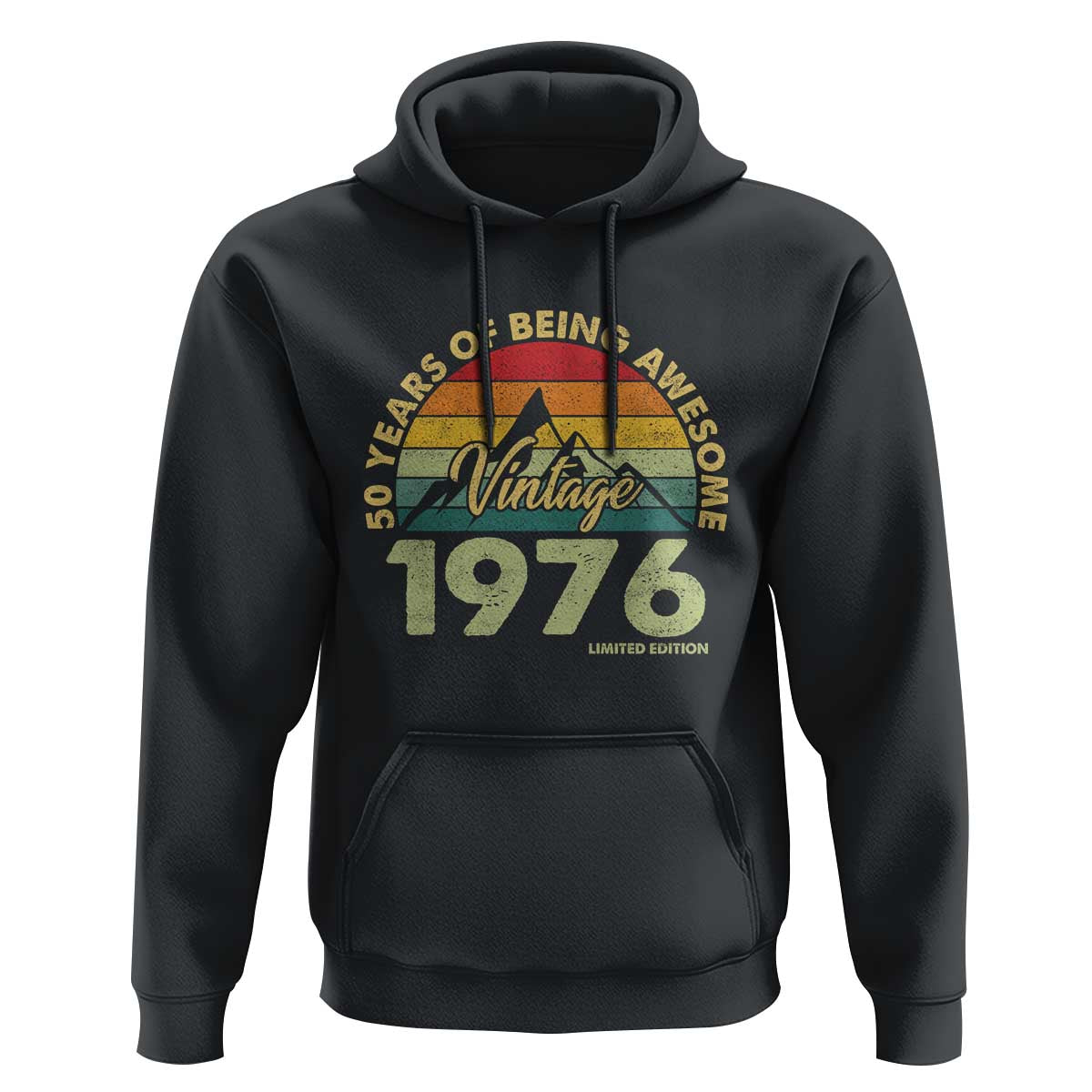 50th Birthday Hoodie Vintage 1976 Limited Edition 50 Year Old Gift