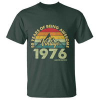 50th Birthday T Shirt Vintage 1976 Limited Edition 50 Year Old Gift