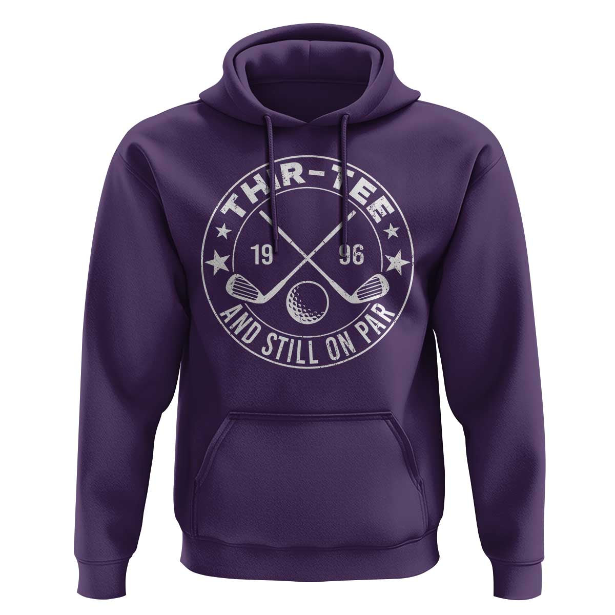 30th Birthday Golf Hoodie Vintage 1996 Thir Tee And Still On Par Golf Lover Gift
