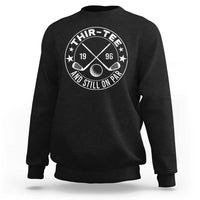 30th Birthday Golf Sweatshirt Vintage 1996 Thir Tee And Still On Par Golf Lover Gift