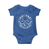 50th Birthday Golf Baby Onesie Vintage 1976 Fif Tee And Still On Par Golf Lover Gift