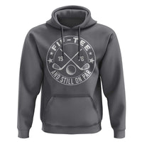 50th Birthday Golf Hoodie Vintage 1976 Fif Tee And Still On Par Golf Lover Gift