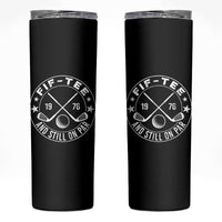 50th Birthday Golf Skinny Tumbler Vintage 1976 Fif Tee And Still On Par Golf Lover Gift
