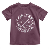 50th Birthday Golf Toddler T Shirt Vintage 1976 Fif Tee And Still On Par Golf Lover Gift