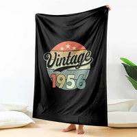 Vintage 1956 Throw Blanket 70 Year Old 70th Birthday Gifts