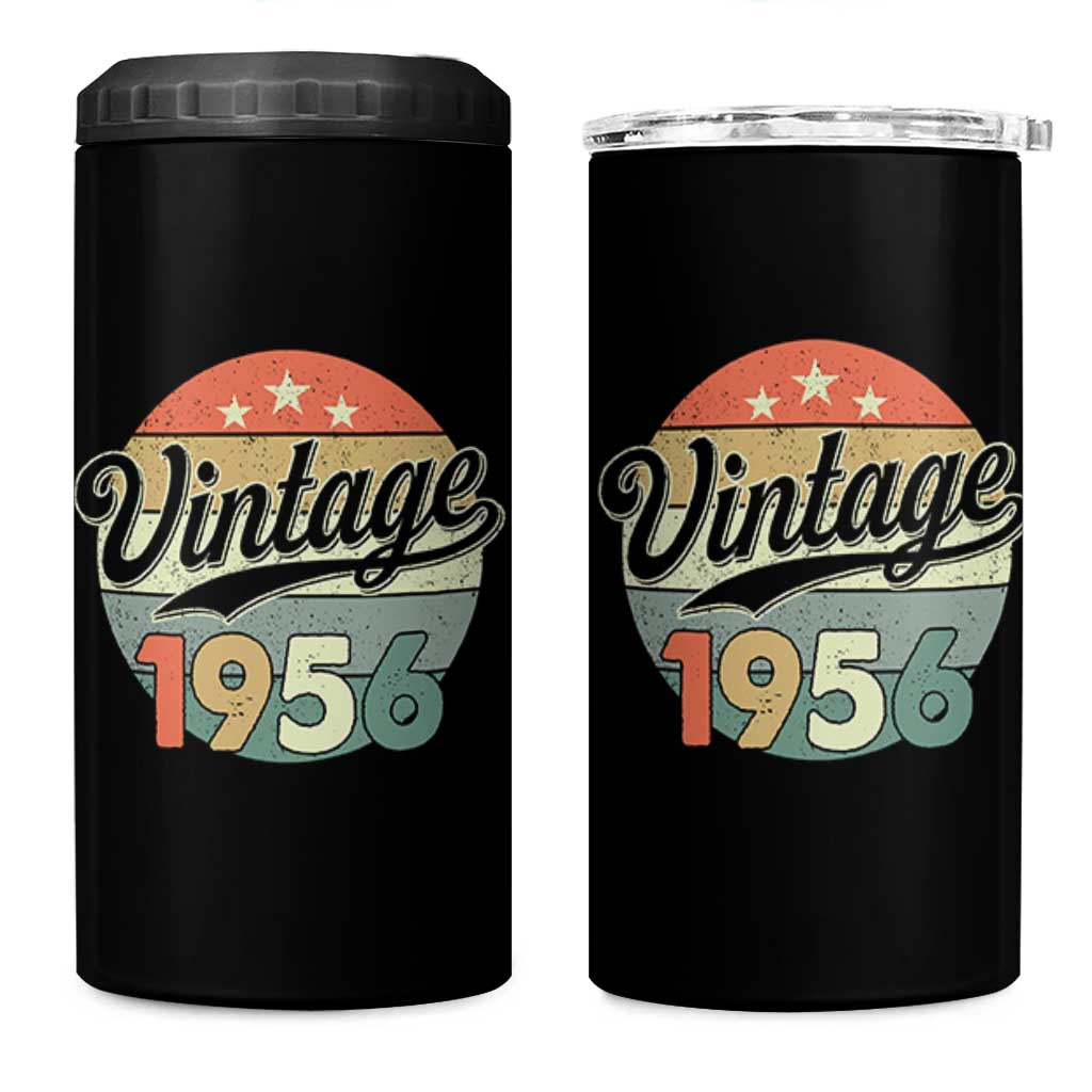 Vintage 1956 4 in 1 Can Cooler Tumbler 70 Year Old 70th Birthday Gifts