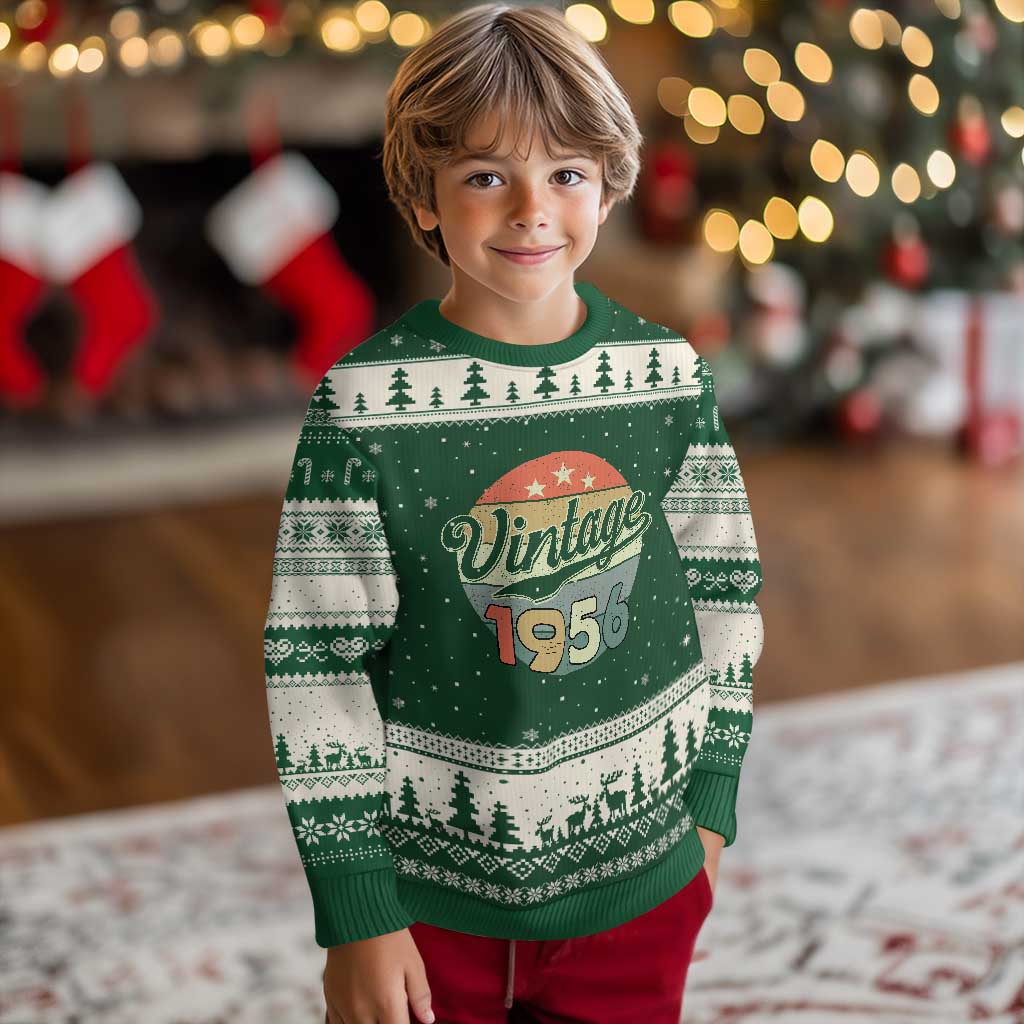 Vintage 1956 Ugly Christmas Sweater 70 Year Old 70th Birthday Gifts