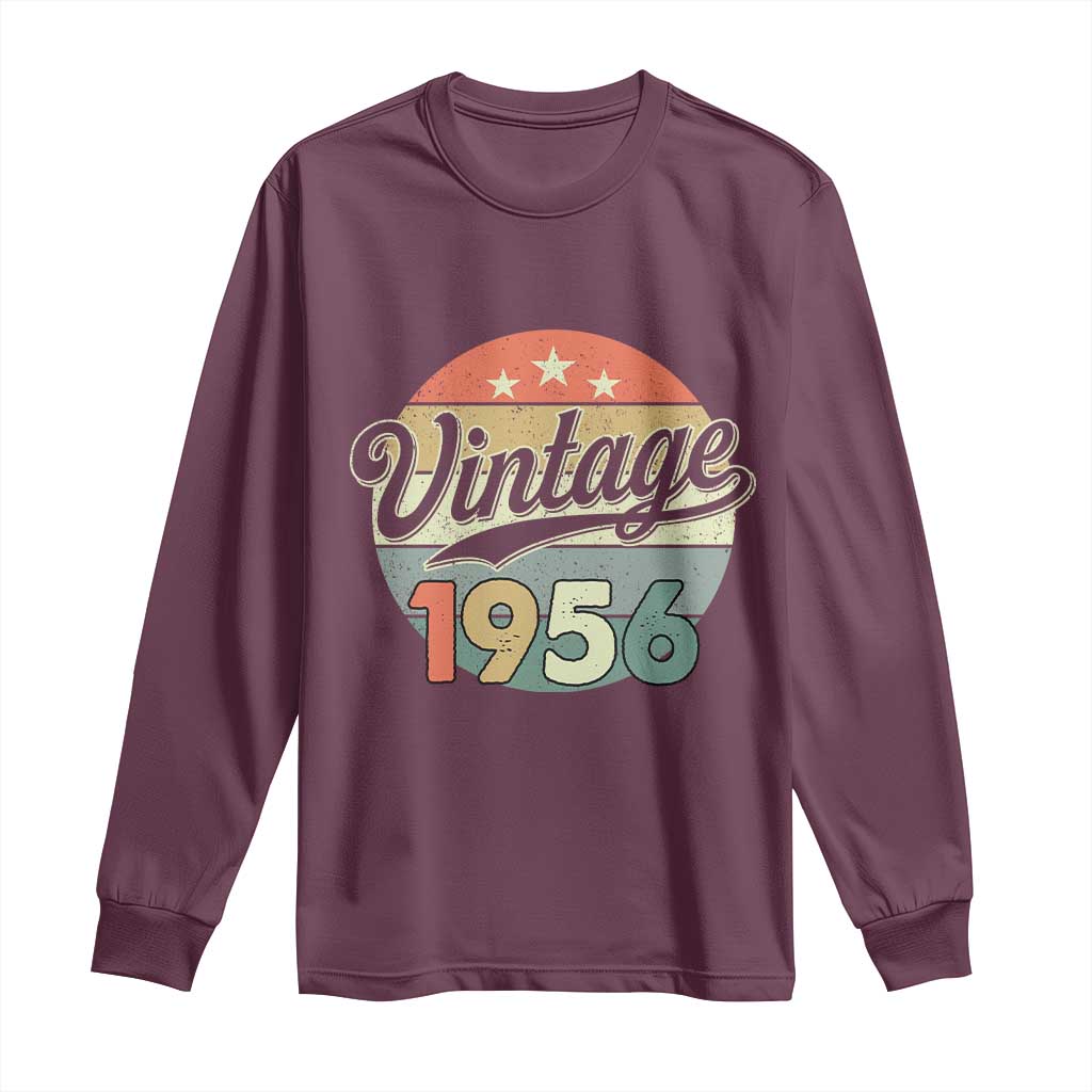 Vintage 1956 Long Sleeve Shirt 70 Year Old 70th Birthday Gifts