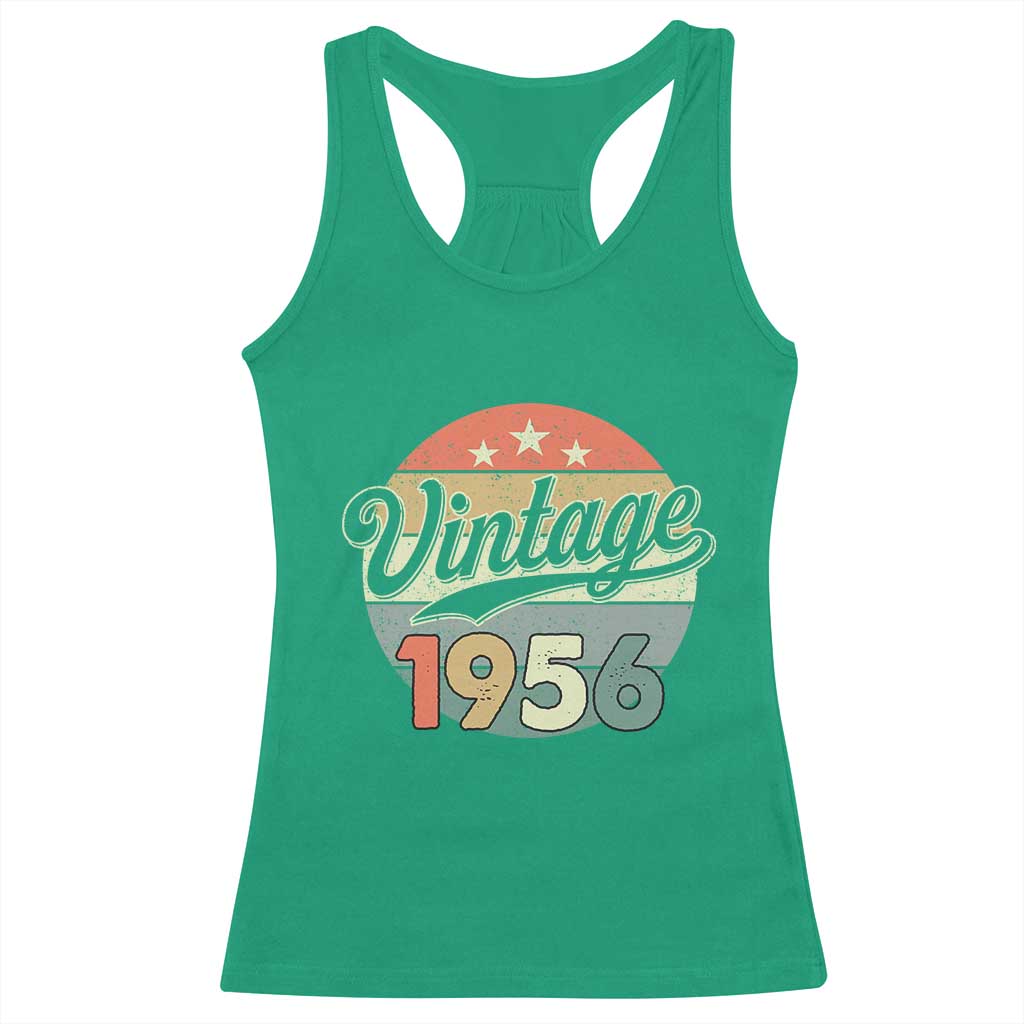 Vintage 1956 Racerback Tank Top 70 Year Old 70th Birthday Gifts