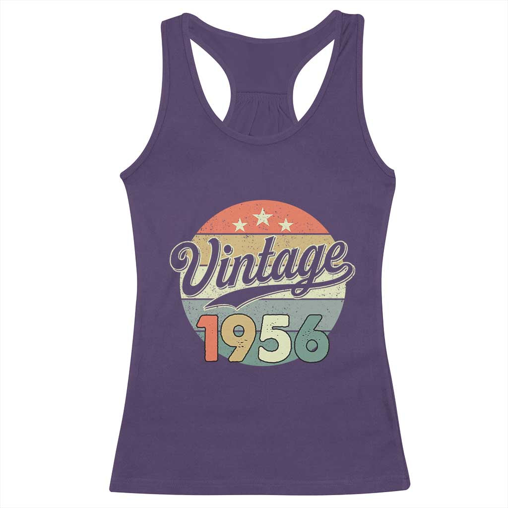 Vintage 1956 Racerback Tank Top 70 Year Old 70th Birthday Gifts