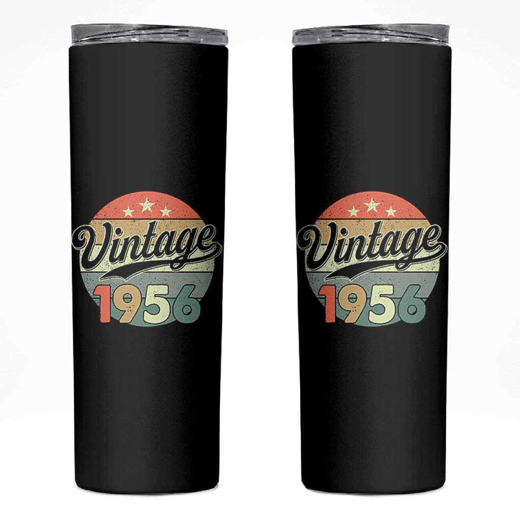 Vintage 1956 Skinny Tumbler 70 Year Old 70th Birthday Gifts