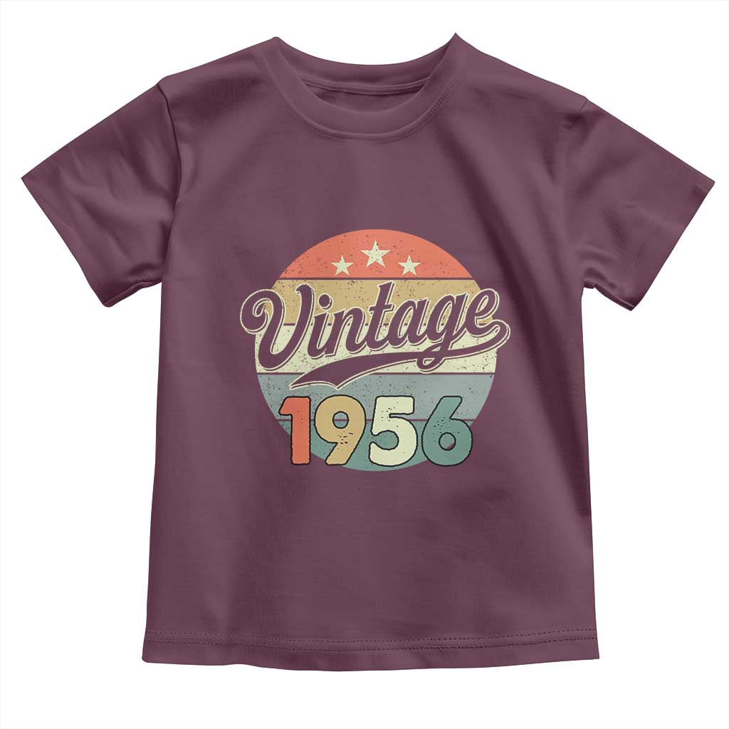 Vintage 1956 Toddler T Shirt 70 Year Old 70th Birthday Gifts