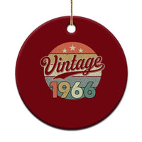 Vintage 1966 Ceramic Ornament 60 Year Old 60th Birthday Gifts