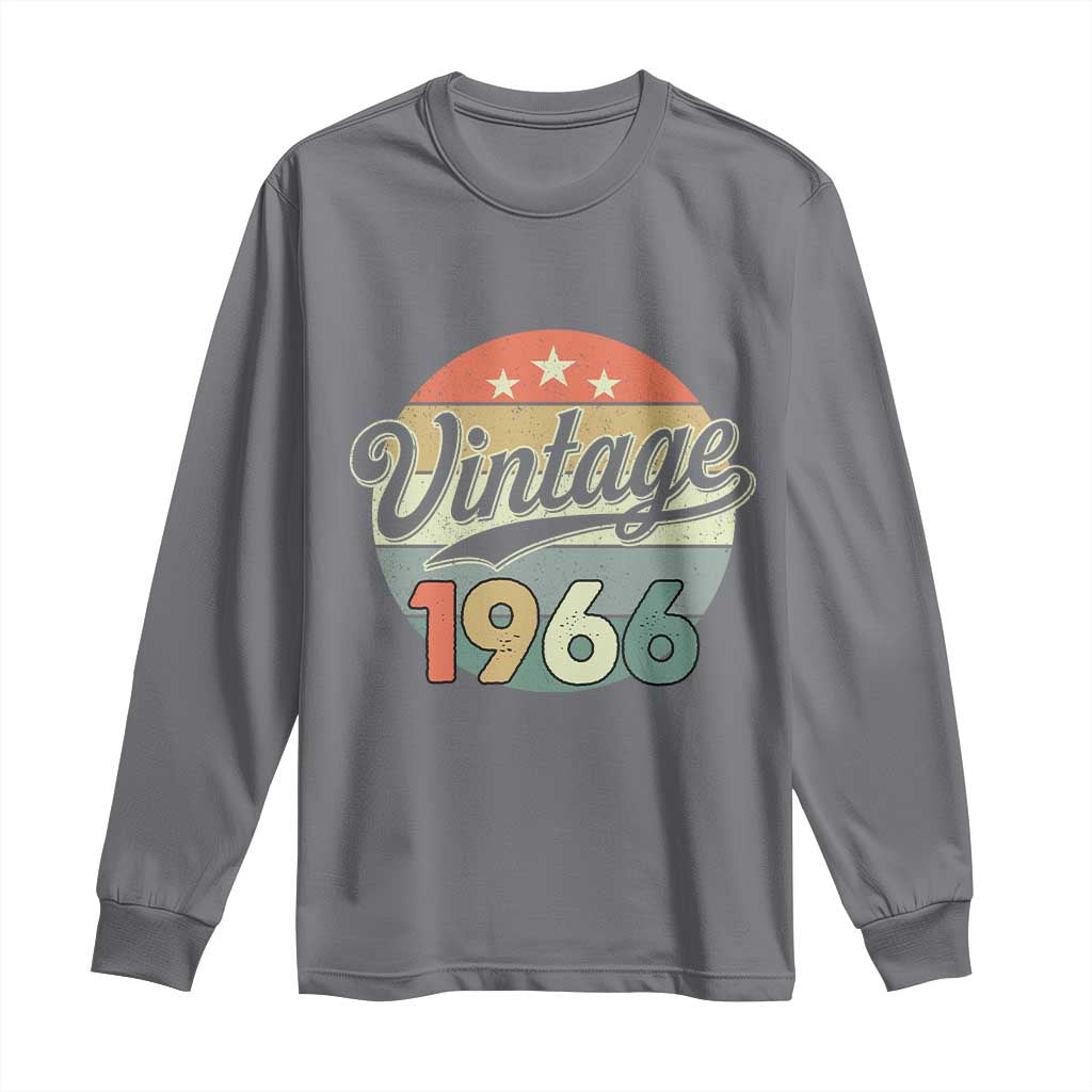 Vintage 1966 Long Sleeve Shirt 60 Year Old 60th Birthday Gifts