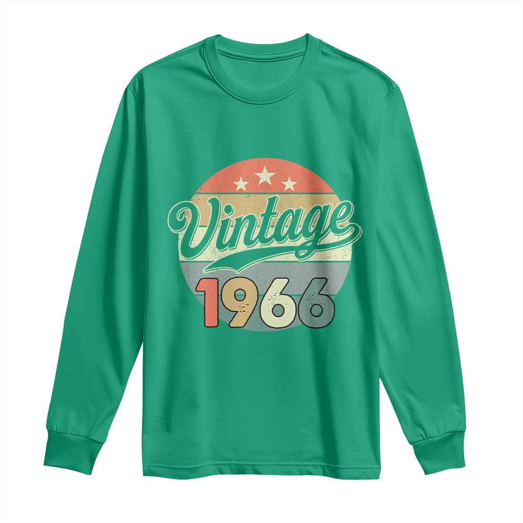 Vintage 1966 Long Sleeve Shirt 60 Year Old 60th Birthday Gifts