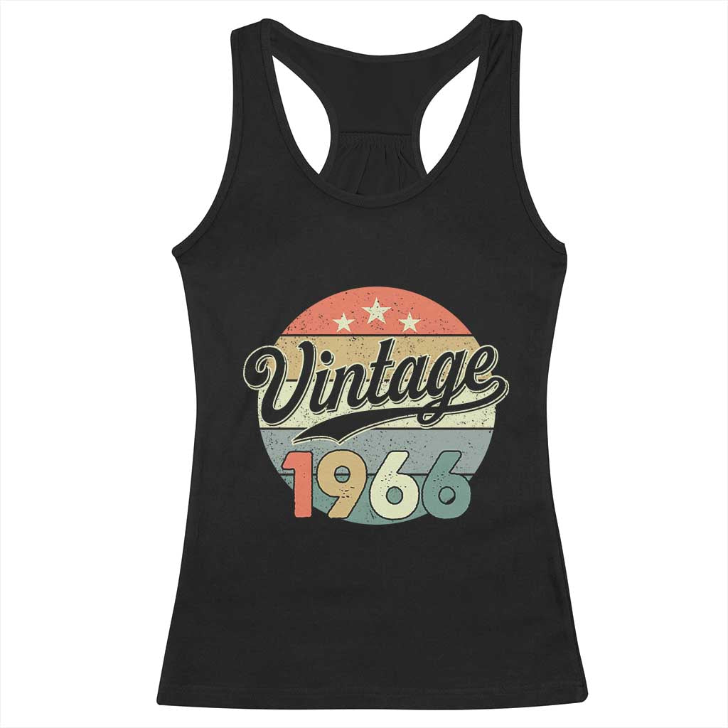 Vintage 1966 Racerback Tank Top 60 Year Old 60th Birthday Gifts