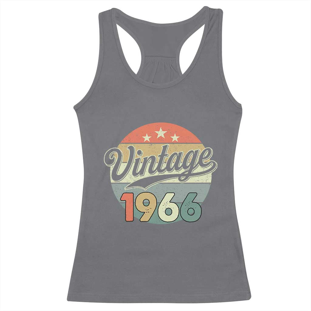 Vintage 1966 Racerback Tank Top 60 Year Old 60th Birthday Gifts