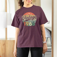 Vintage 1966 T Shirt For Women 60 Year Old 60th Birthday Gifts