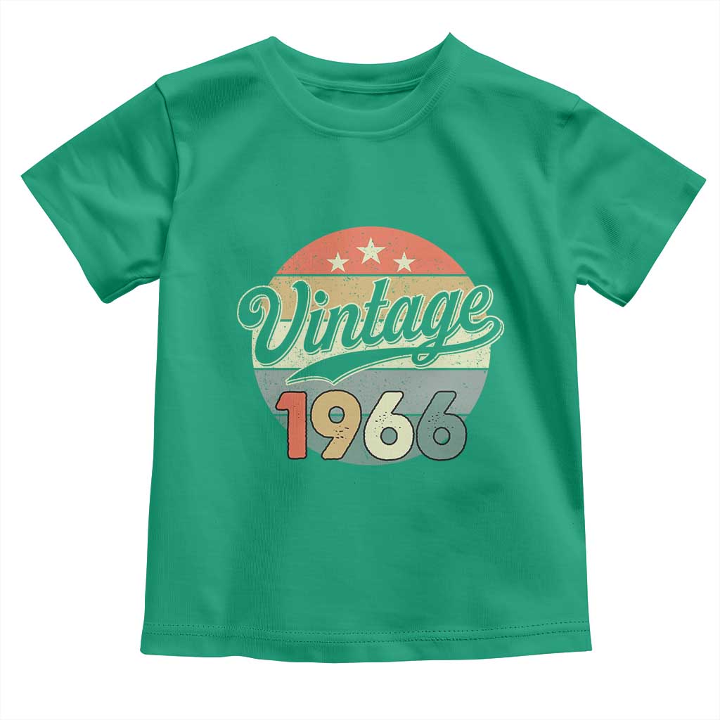 Vintage 1966 Toddler T Shirt 60 Year Old 60th Birthday Gifts