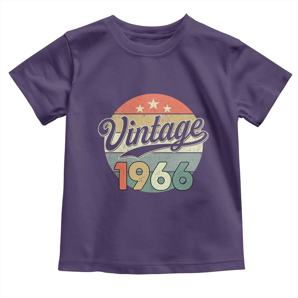Vintage 1966 Toddler T Shirt 60 Year Old 60th Birthday Gifts