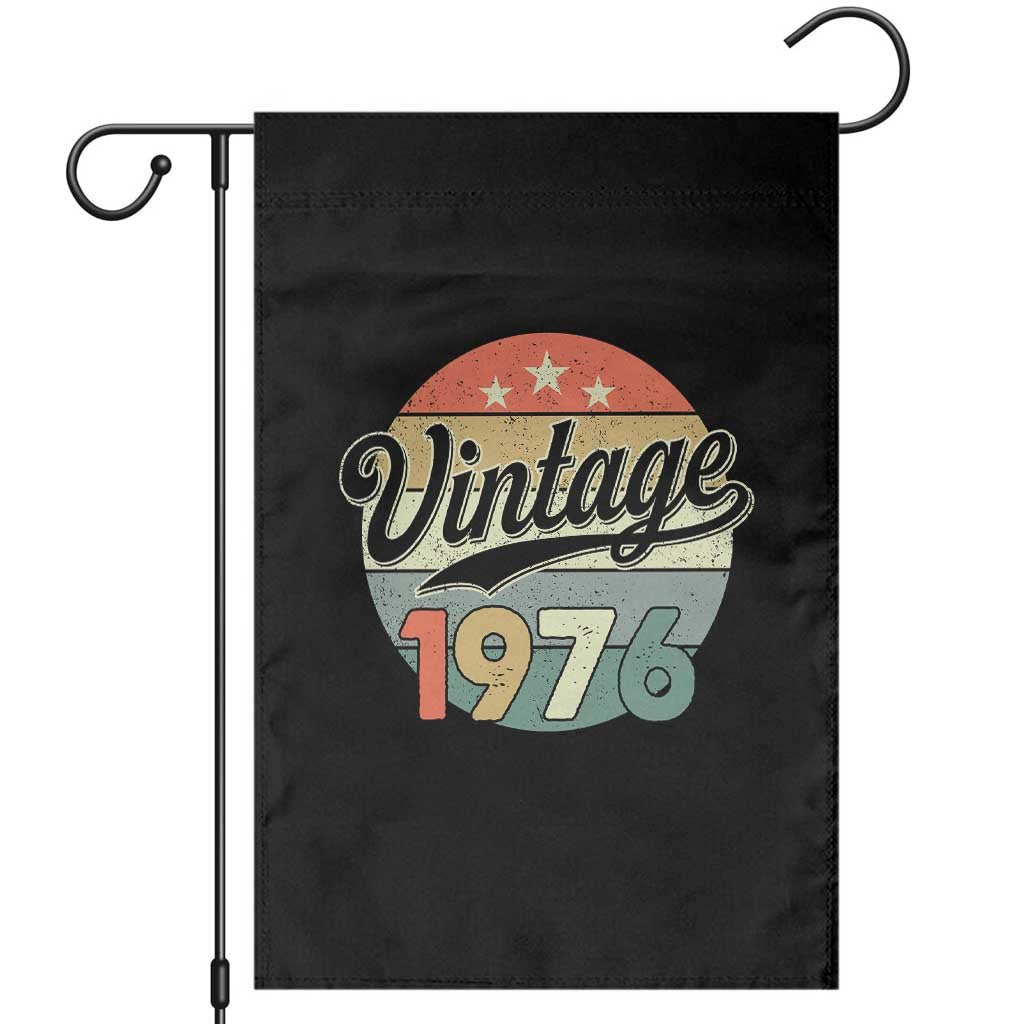 Vintage 1976 Garden Flag 50 Year Old 50th Birthday Gifts