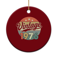 Vintage 1976 Ceramic Ornament 50 Year Old 50th Birthday Gifts