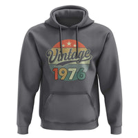 Vintage 1976 Hoodie 50 Year Old 50th Birthday Gifts