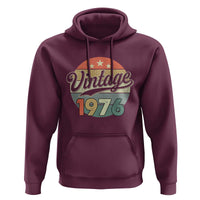 Vintage 1976 Hoodie 50 Year Old 50th Birthday Gifts