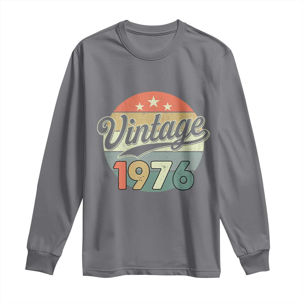 Vintage 1976 Long Sleeve Shirt 50 Year Old 50th Birthday Gifts