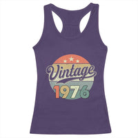 Vintage 1976 Racerback Tank Top 50 Year Old 50th Birthday Gifts