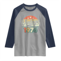 Vintage 1976 Raglan Shirt 50 Year Old 50th Birthday Gifts
