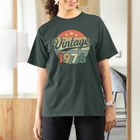 Vintage 1976 T Shirt For Women 50 Year Old 50th Birthday Gifts