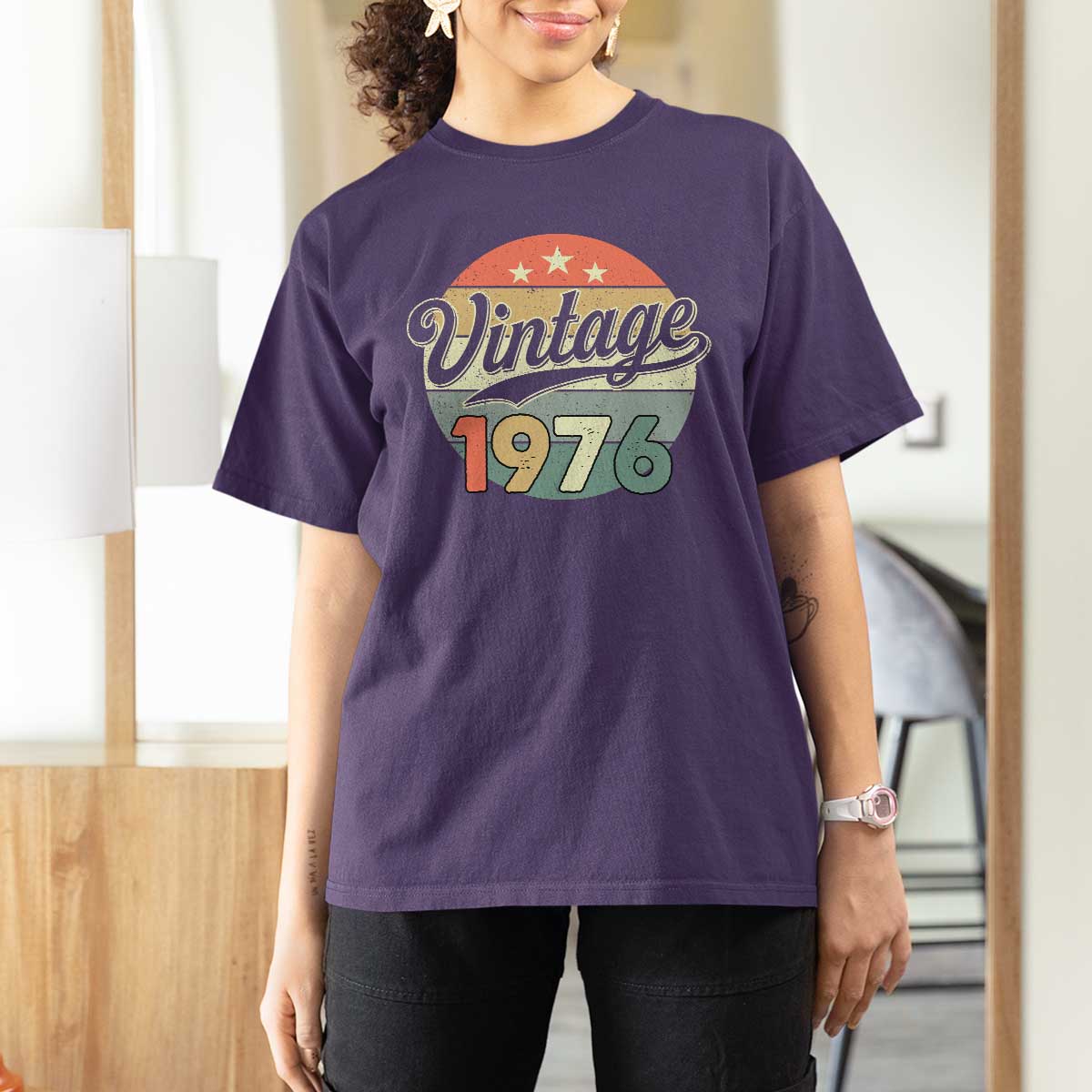 Vintage 1976 T Shirt For Women 50 Year Old 50th Birthday Gifts
