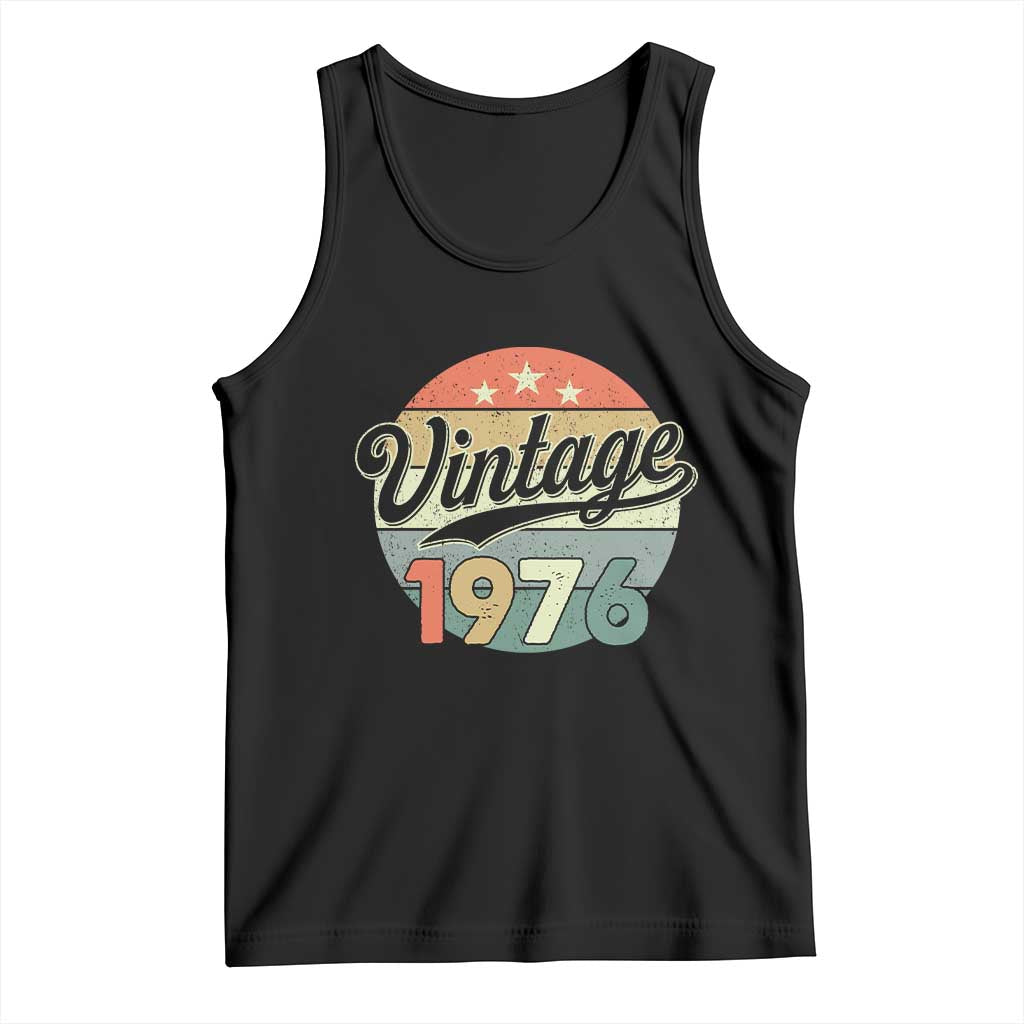 Vintage 1976 Tank Top 50 Year Old 50th Birthday Gifts