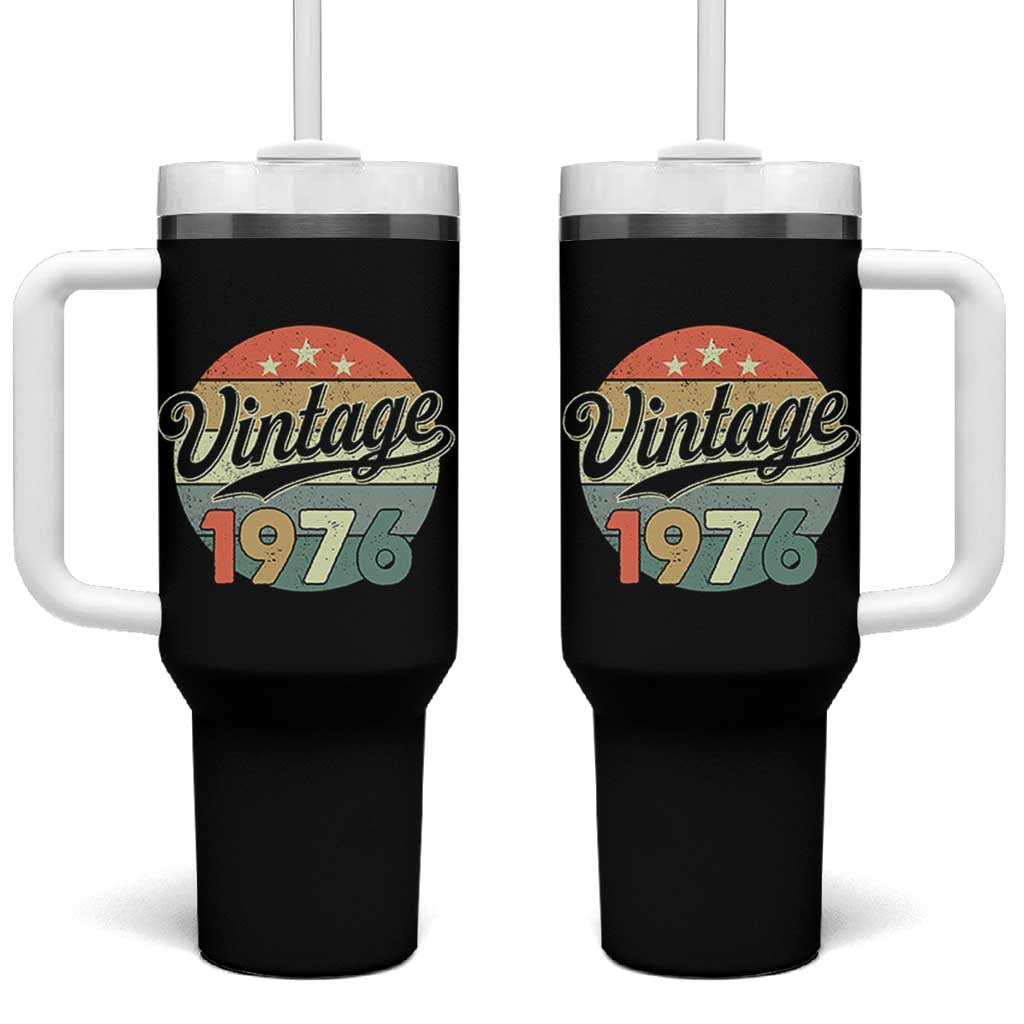 Vintage 1976 Tumbler With Handle 50 Year Old 50th Birthday Gifts