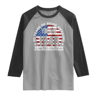 80th Birthday Raglan Shirt Vintage 1946 80 Year Old Birthday American Flag