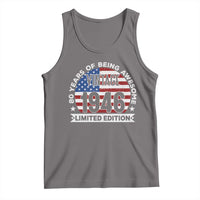 80th Birthday Tank Top Vintage 1946 80 Year Old Birthday American Flag