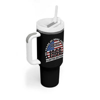 60th Birthday Tumbler With Handle Vintage 1966 60 Year Old Birthday American Flag