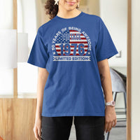 50th Birthday T Shirt For Women Vintage 1976 50 Year Old Birthday American Flag