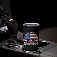 50th Birthday Tumbler Cup Vintage 1976 50 Year Old Birthday American Flag