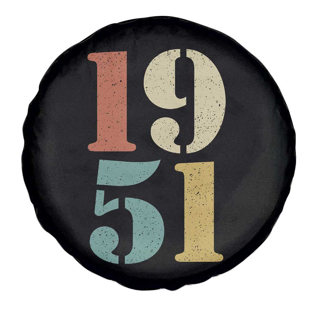 75th Birthday Spare Tire Cover Classic Retro 1951 70 Year Old Gifts