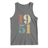 75th Birthday Tank Top Classic Retro 1951 70 Year Old Gifts