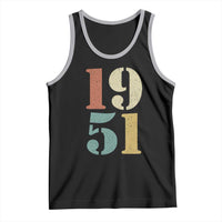 75th Birthday Tank Top Classic Retro 1951 70 Year Old Gifts