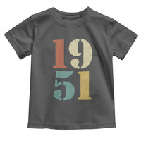 75th Birthday Toddler T Shirt Classic Retro 1951 70 Year Old Gifts