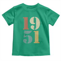 75th Birthday Toddler T Shirt Classic Retro 1951 70 Year Old Gifts
