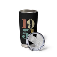 75th Birthday Tumbler Cup Classic Retro 1951 70 Year Old Gifts