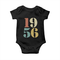 70th Birthday Baby Onesie Classic Retro 1956 70 Year Old Gifts