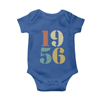 70th Birthday Baby Onesie Classic Retro 1956 70 Year Old Gifts